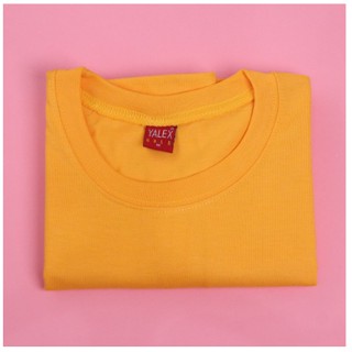 YALEX Plain T Shirt for Men and Women Yellow Gold For men and women