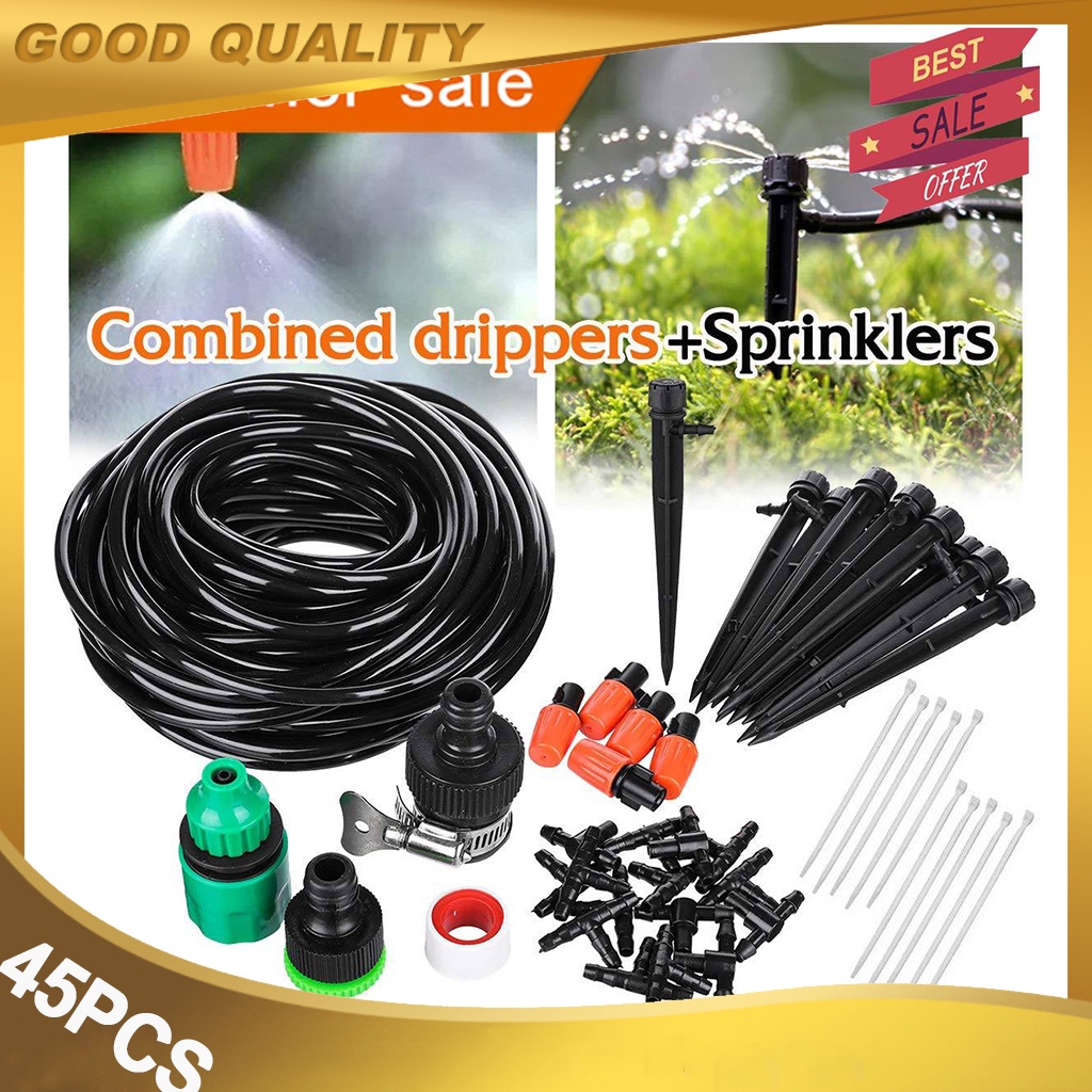 Outdoor Misting Cooling System Kit For Greenhouse Garden Patio Watering