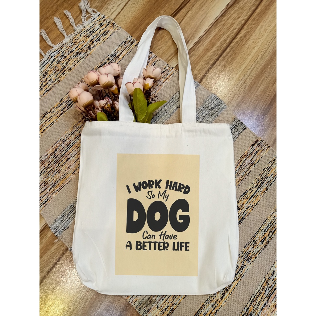 Canvas pet tote sales