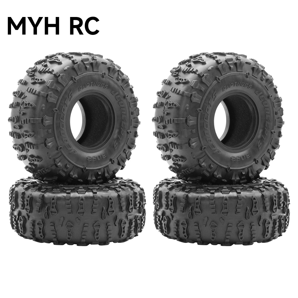 Pneu Caoutchouc 140mm Pour Voiture RC Crawler 1/10 - Compatible Axial SCX10, TRX6, D90 - 2.2"