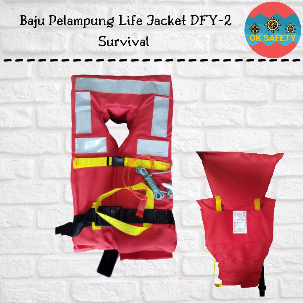 Life Jacket DFY-2 Survival Type New Solas CCS Certificate | Shopee ...