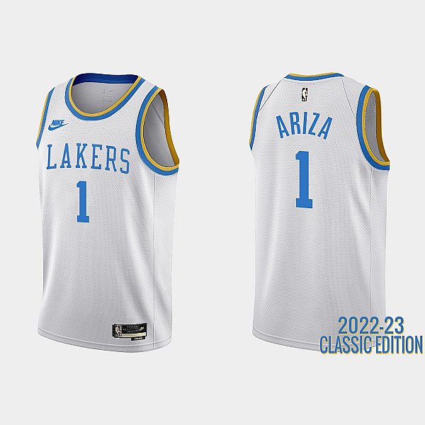 Classic Edition Lebron Lakers Jersey White Nike LeBron James Los