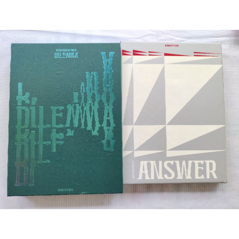 Enhypen Albums Dilemma Answer Unsealed Sun And Moon K Shop Ph