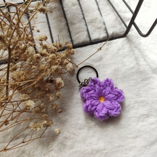 🌼Crochet Daisy Keychain Tutorial  Easy and Fast to make this keychain🌼 