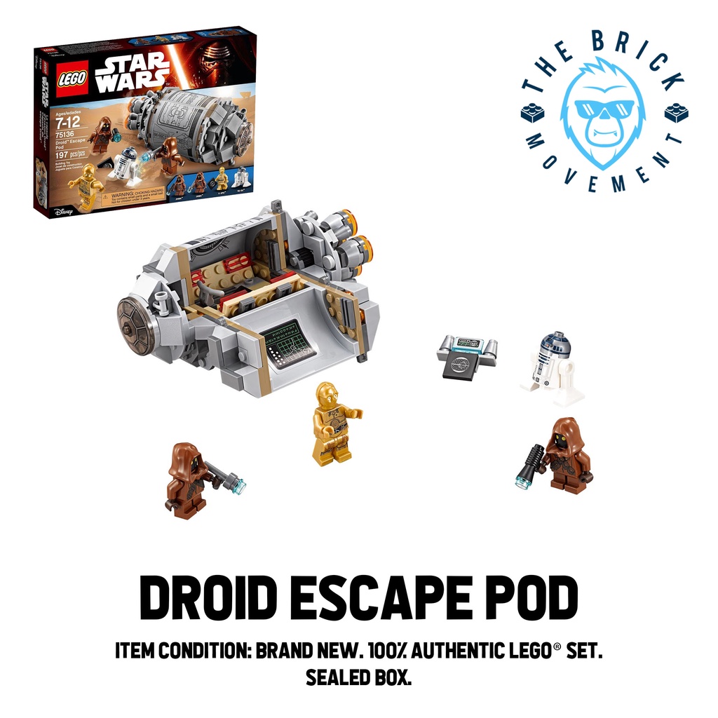 Lego star wars 2024 droid escape pod