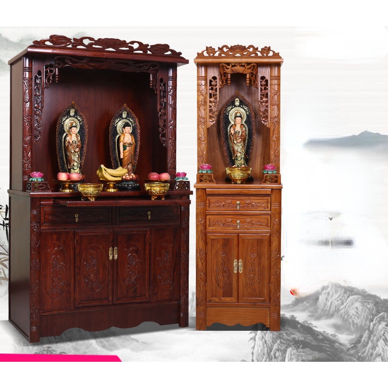 Solid Wood Buddha Shrine Clothes Closet Altar Altar Shrine Altar ...