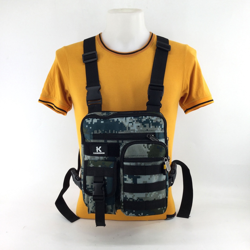 Kaiserdom Frank Affortable Mens Chest Bag Two Purpose Mens Sling Chest Bag Cross 04 1021