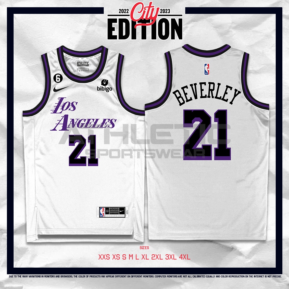 Athletic City Edition NBA LA Lakers Patrick Beverley Jersey 2022 Full