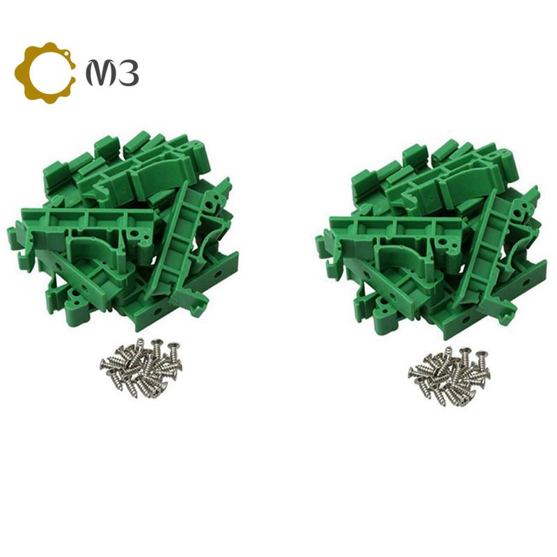 10x DRG-01 DIN 35 Hutschienenadapter – PCB Halter Produktbild-Vorschau 4
