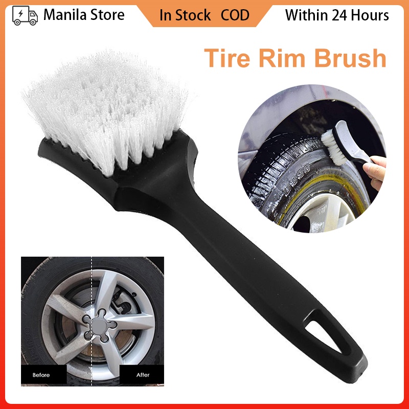 Handheld Auto Tire Rim Brush Wheel Hub Cleaning Brushes Car Wheels