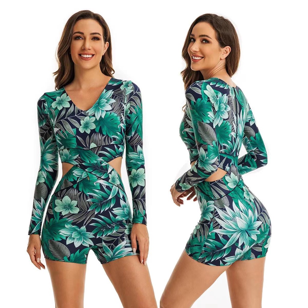 SAF - AKIRA rashguard one piece woman swimsuit / long sleeve women's ...
