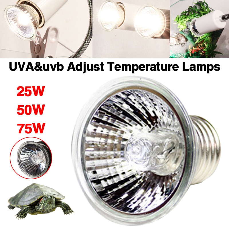 Reptile Light Bulb UV Heat Lamp Tortoise Turtle Calcium Supplement E27