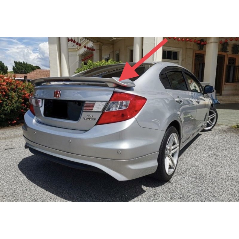HONDA CIVIC 2012” FACELIFT SPOILER LED (MODULO ABS NO PAINT Shopee