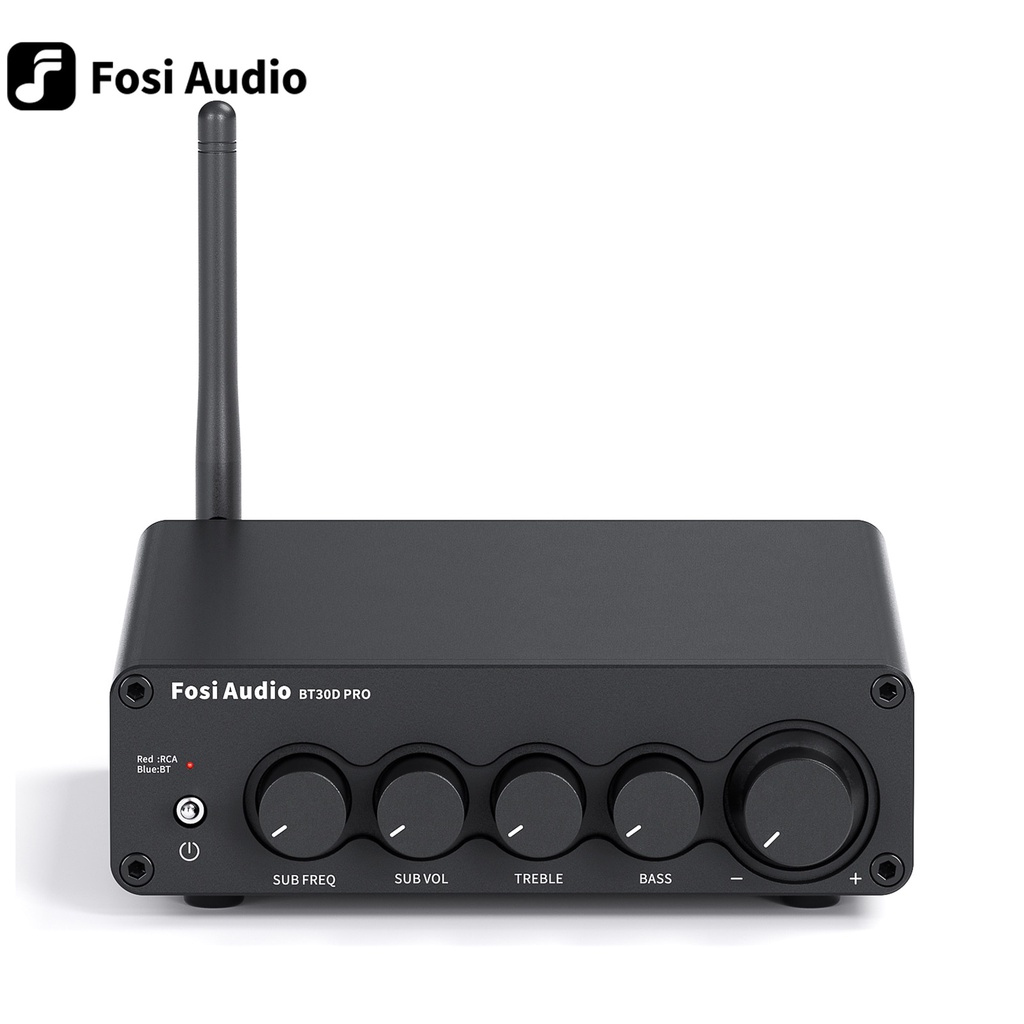 2022 New Fosi Audio Bluetooth Sound Power Amplifier 2 1 Channel Amp 