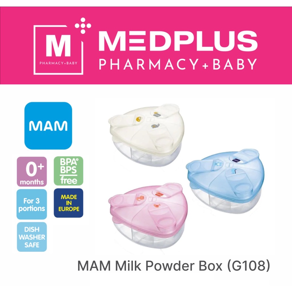 MAM Milk Powder Box, Formula Milk Powder Dispenser Stores 40 g Per ...