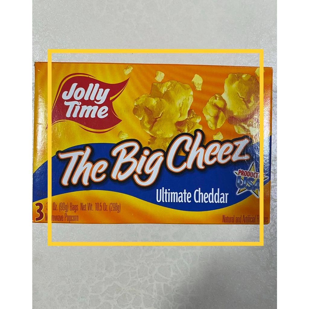 Popcorn Healthy Snacks Whole Grain Jolly Time Cheese Cheddar Flavor