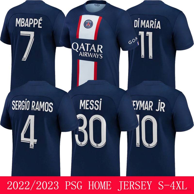 Messi PSG #30 Home Lionel Paris Saint Germain Team Jersey Child Training  Suit with Socks for Size #22-#28 