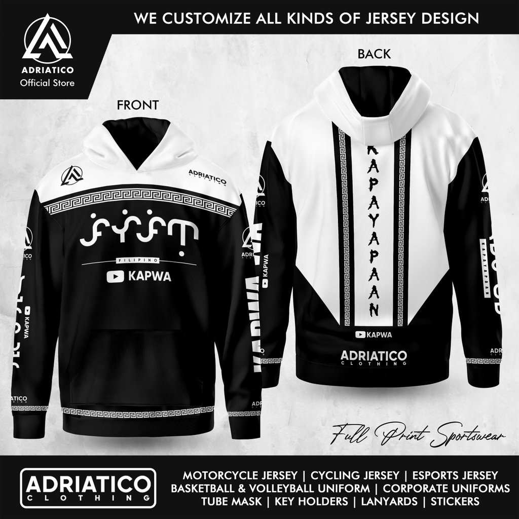 Adriatico x Filipino Rider Gen V2 Motojersey Hoodie MOTOVLOG Shopee Philippines