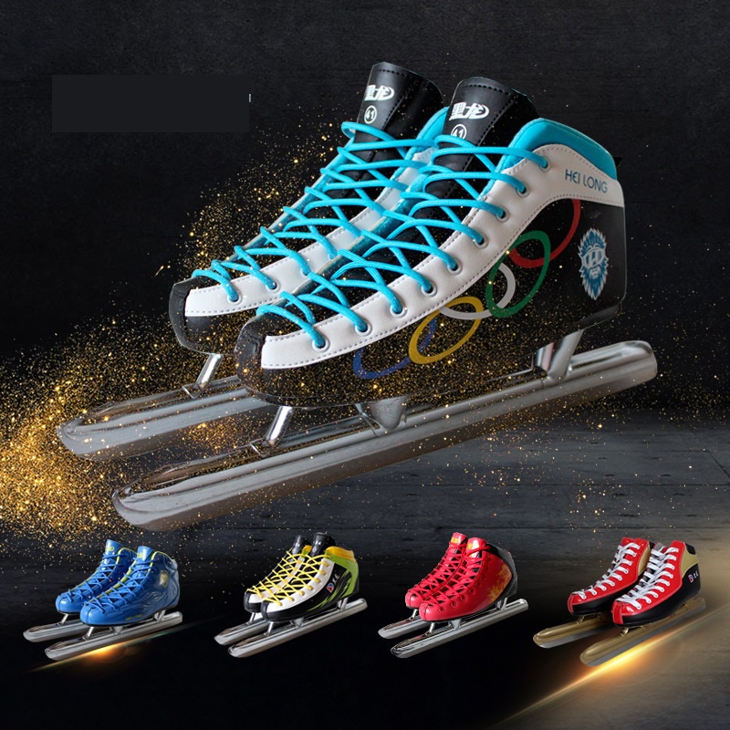 Professional high speed ice roller skating shoe skidine shoes adult man ...