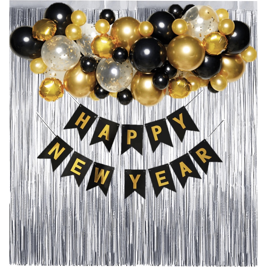 2024 Happy New Year Shine Banner Foil Balloon Party Decoration Design   Sg 11134201 22120 Lpggm8xg4xkv99