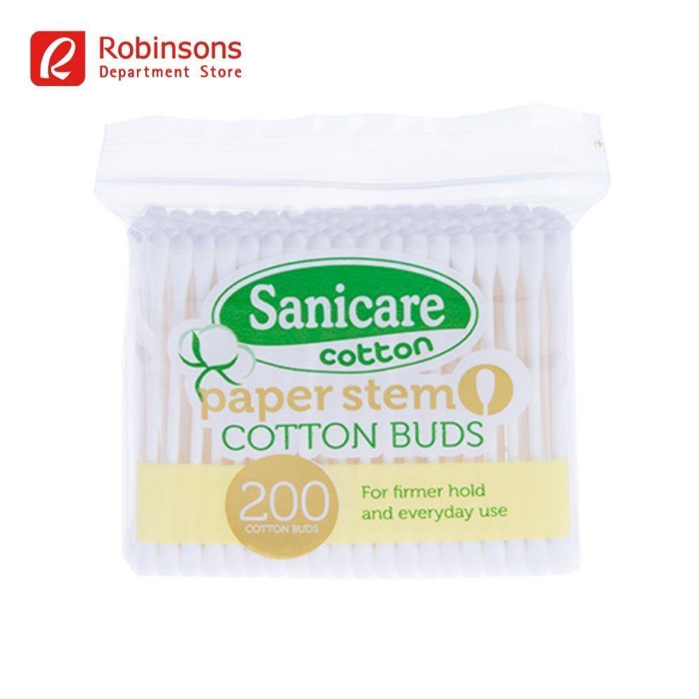 Sanicare Cotton Buds Paper Stem 200pcs | Shopee Philippines