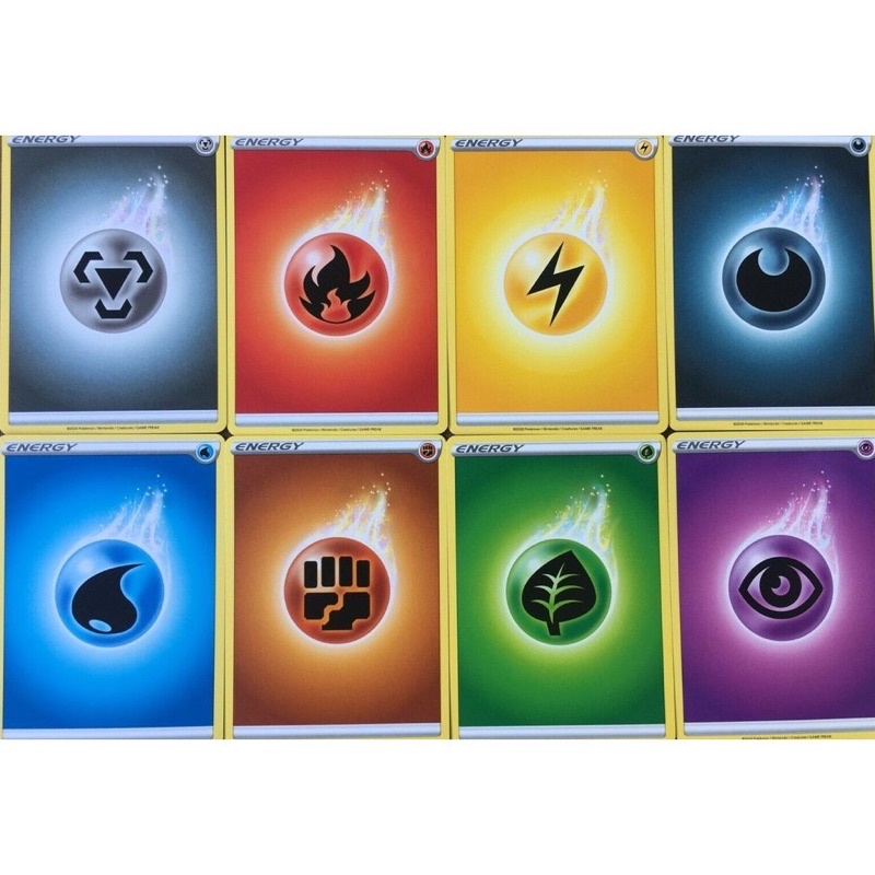  NEW Pokemon Card TCG Basic Energy Cards Lightning Darkness Grass 