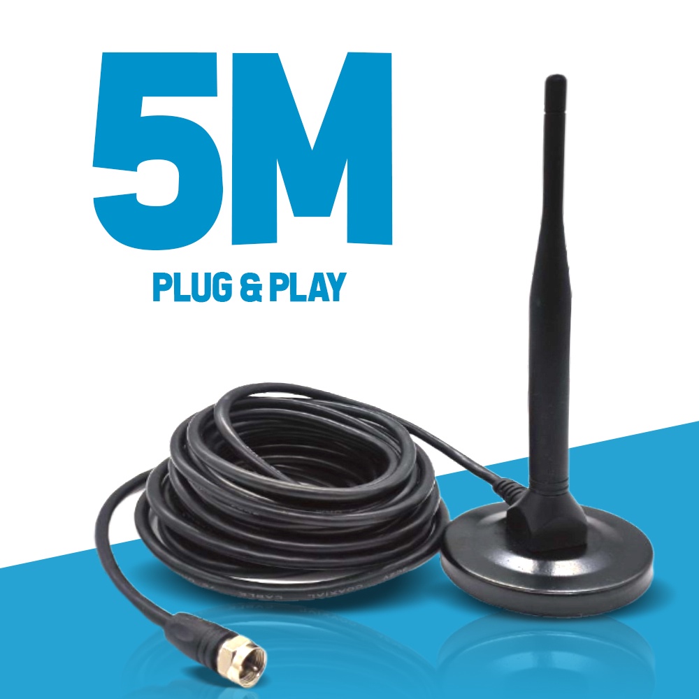 Tv plusantenna Black Antenna 5Meter/10Meter 5M 10M For TV Settop