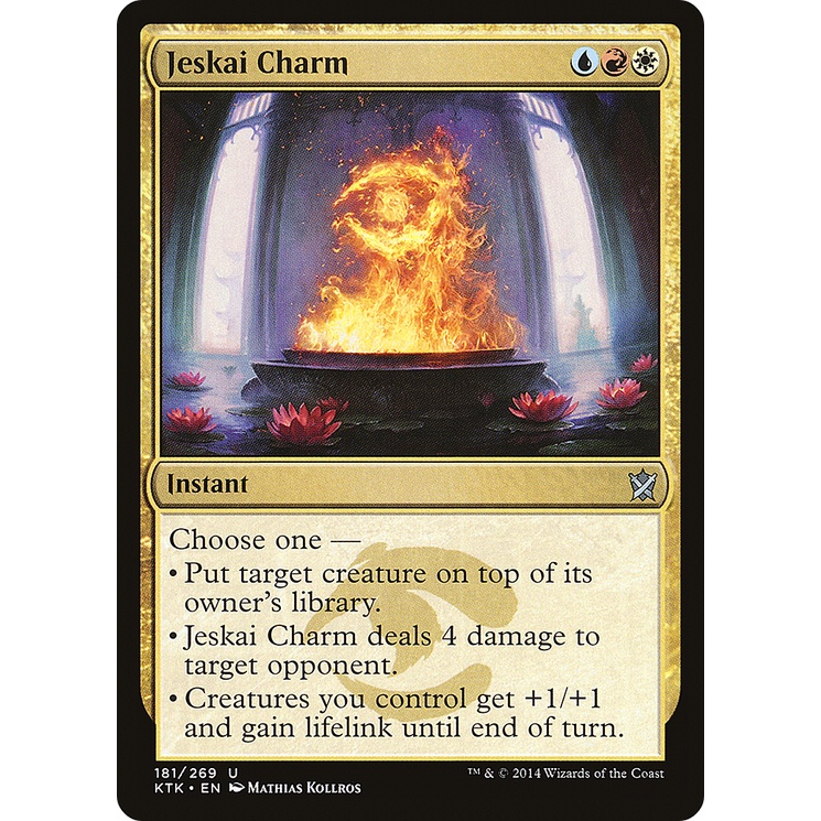 Jeskai Charm | [SET OF 4][KTK/181] - Magic: the Gathering | Shopee ...