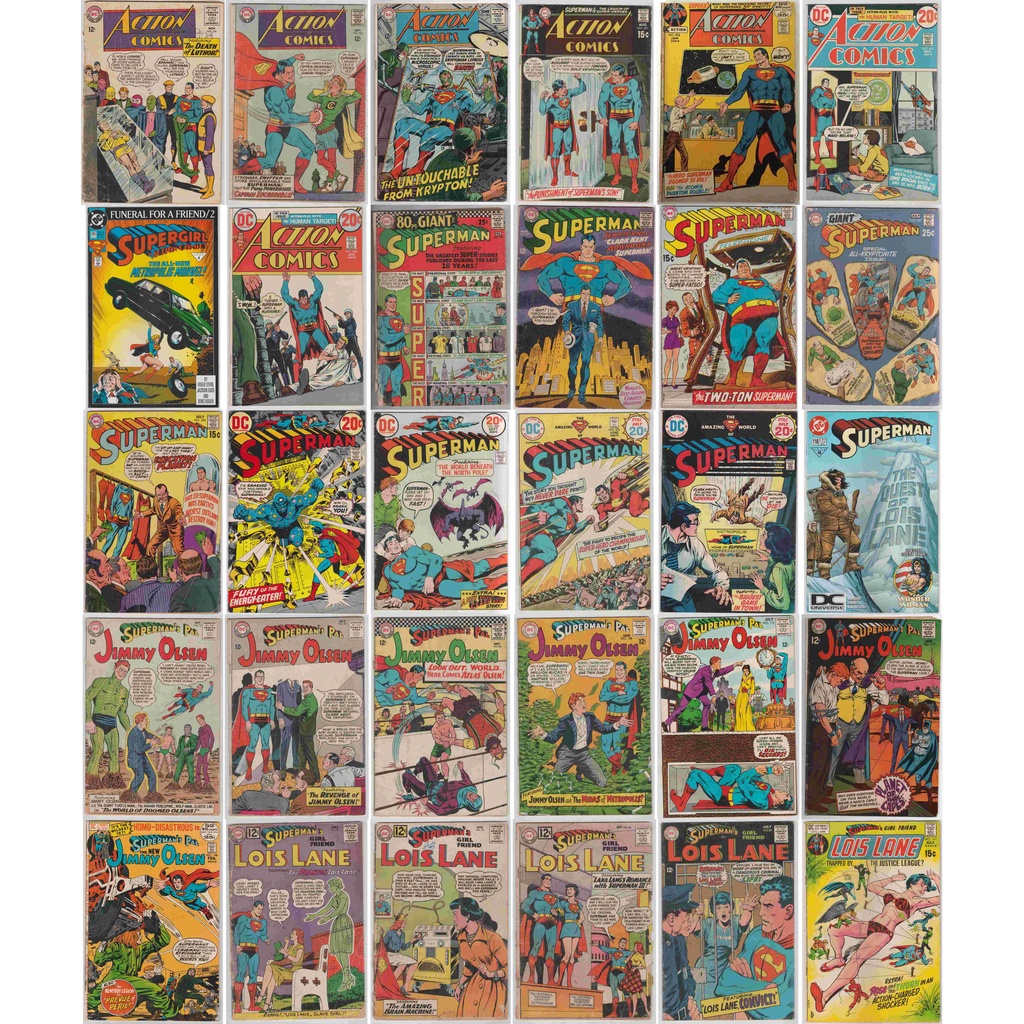 10 Superman, Action, Lois Lane, Jimmy Olsen, Superman Family for P3000 ...