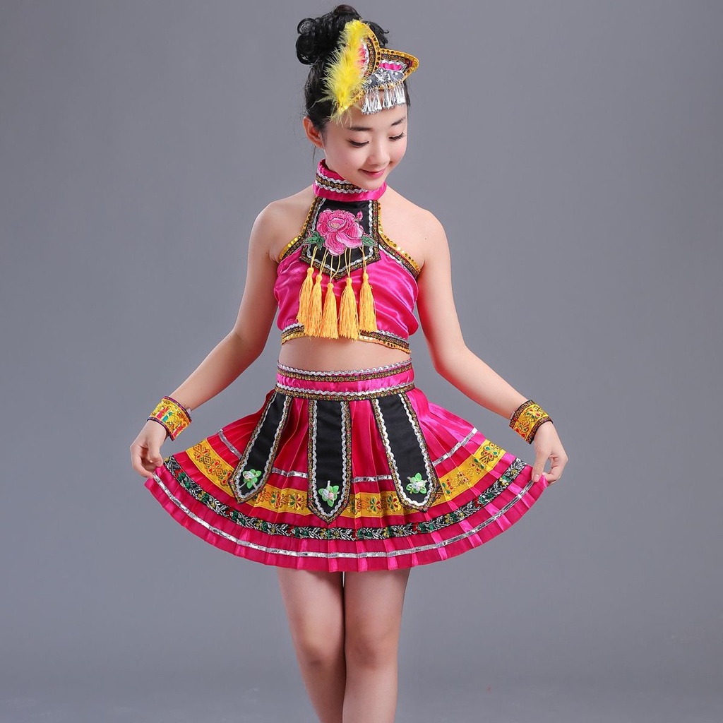 Mga Costume Ng Sayaw Ng Mga Batang Babae Mga Kasuotan Sa Sayaw Ng Hmong Ng Mga Bata Mga Kasuotan