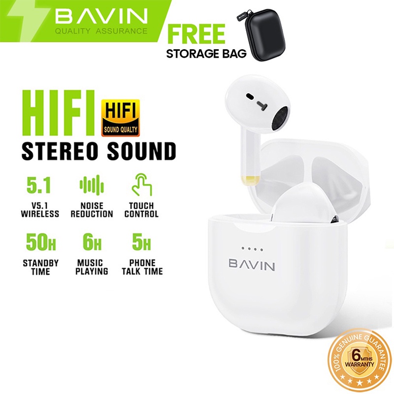 Bavin wireless earphones online review