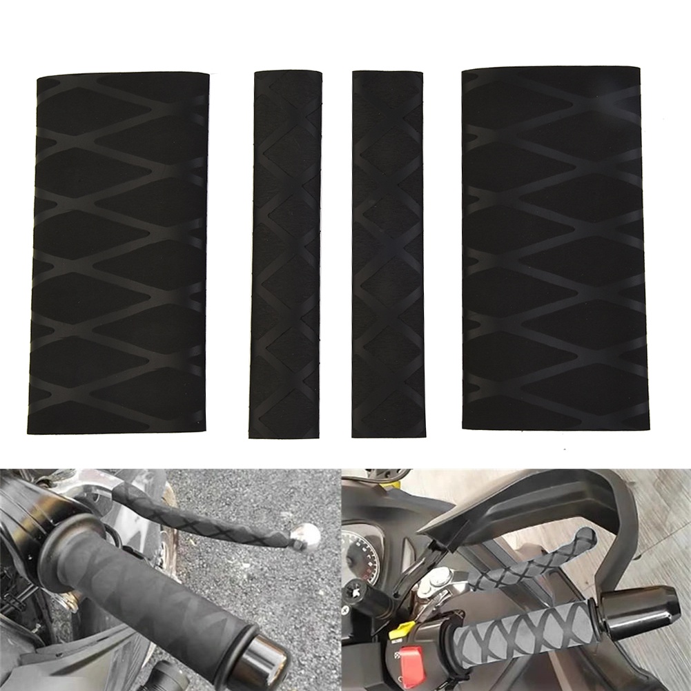 Handlebar Cover Black Blue For BMW Anti-Slip Heat Shrink Motorcycle