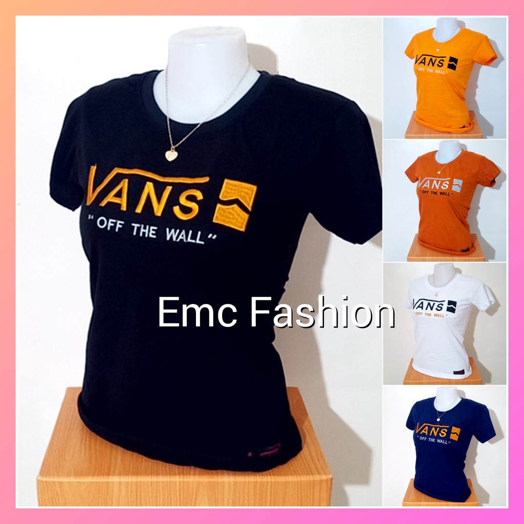 VN2660 Emc Fashion Ladies Cut Overrun Tshirt For Women Embroidered