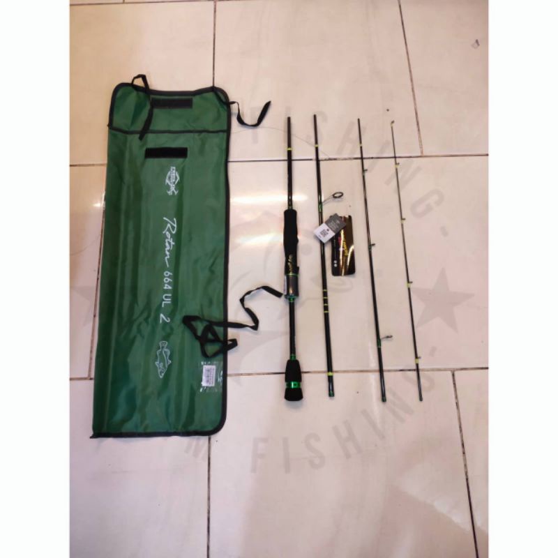 Relix Nusantara Rattan Fishing Rod 664 UL Gen 2 Spinning & BC | Shopee ...
