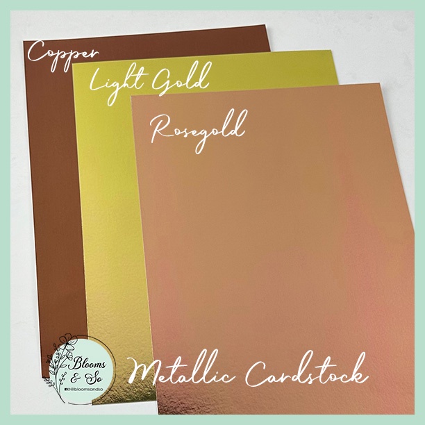Metallic Cardstock 10 PCS per pack 230gsm Shopee Philippines