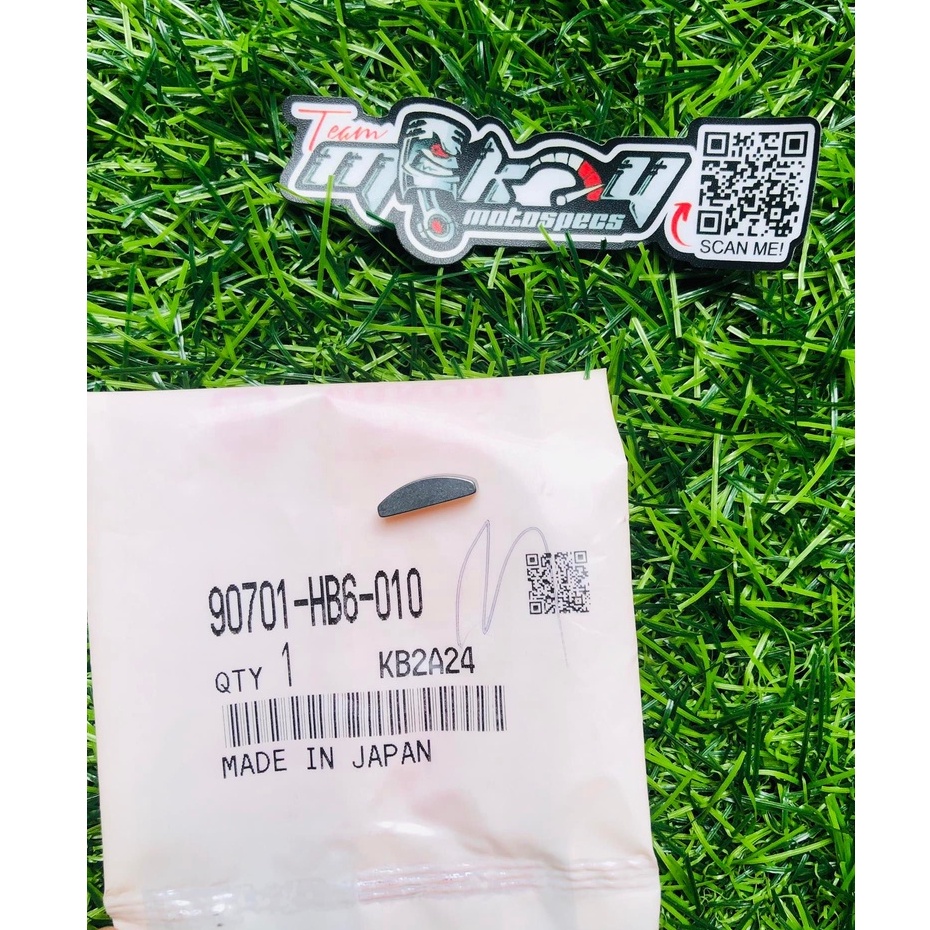 HONDA GENUINE WOODRUFF KEY (HALF MOON CRANKSHAFT) FOR CLICK (90701HB6