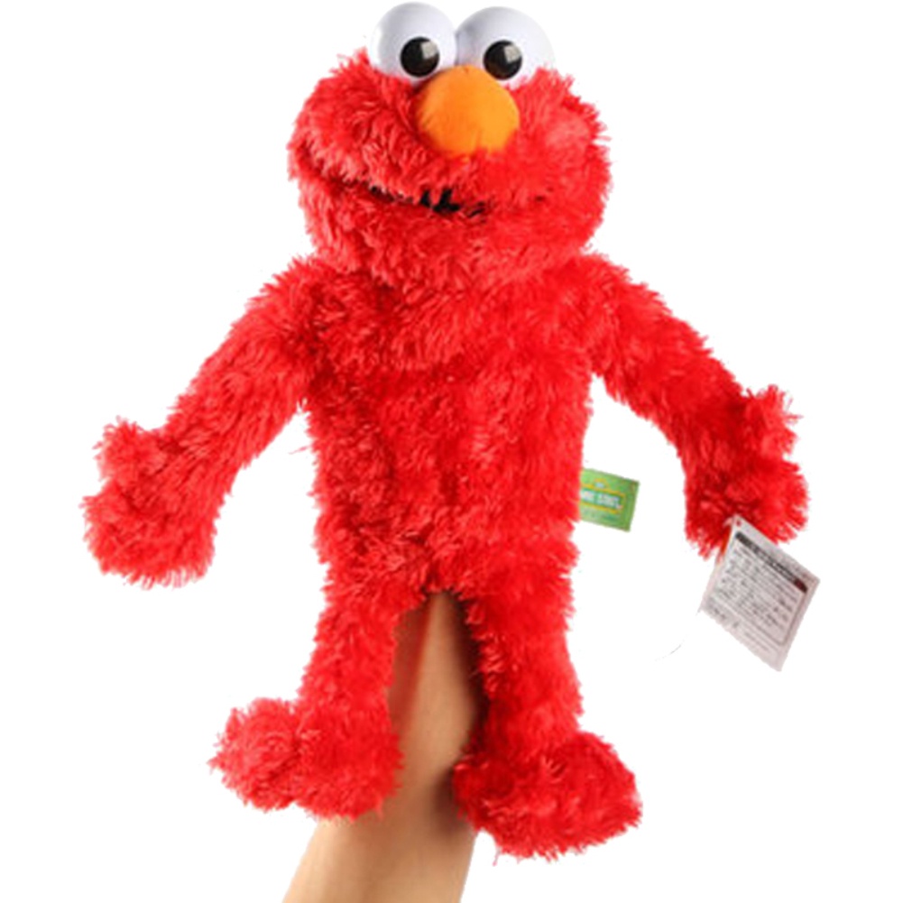 Original Large Sesame Stree Hand Puppet Cute Elmo CookieMonster Sesame ...