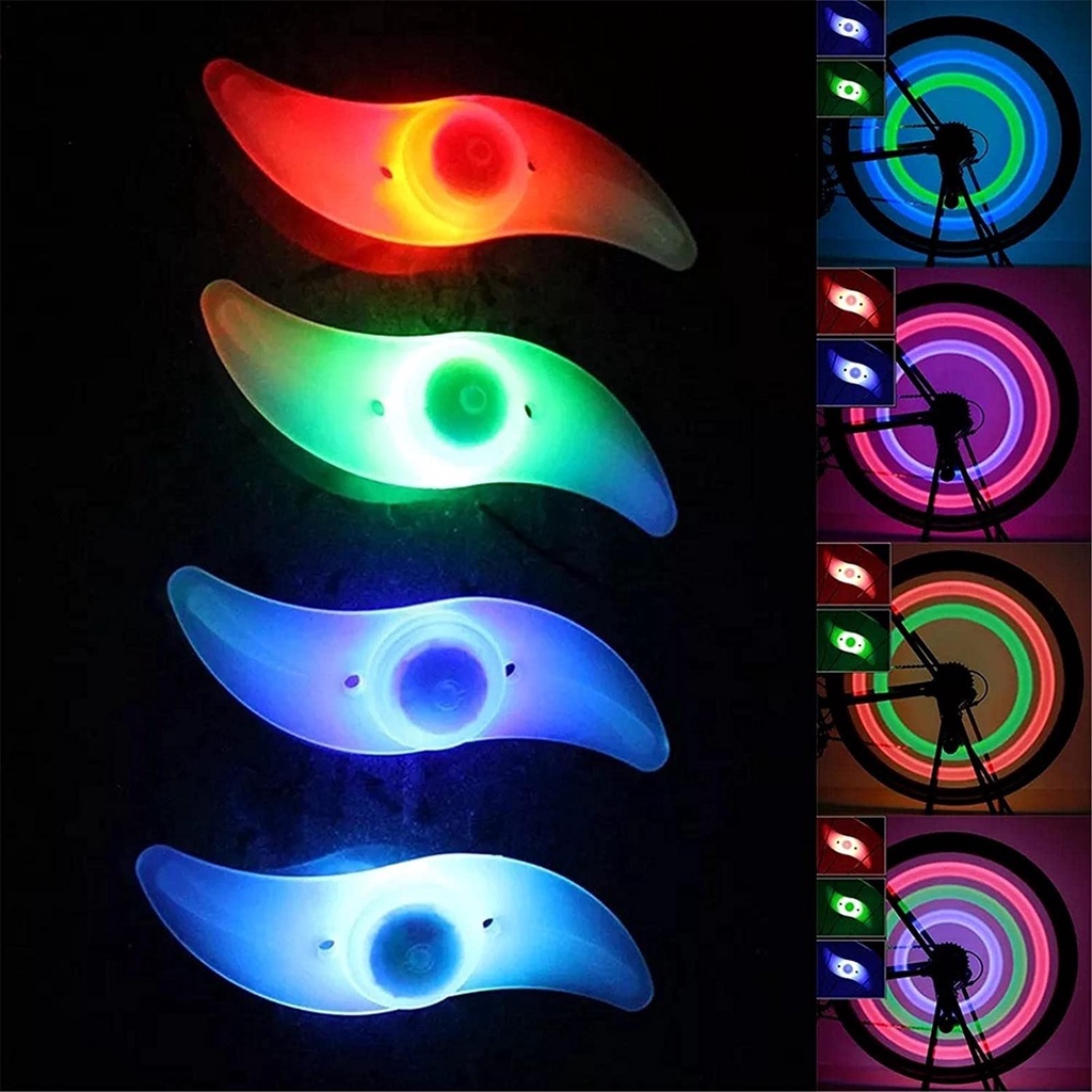 SPOKE LIGHT Safety Bright Bike Cycling Car Wheel Tire Tyre LED Spoke