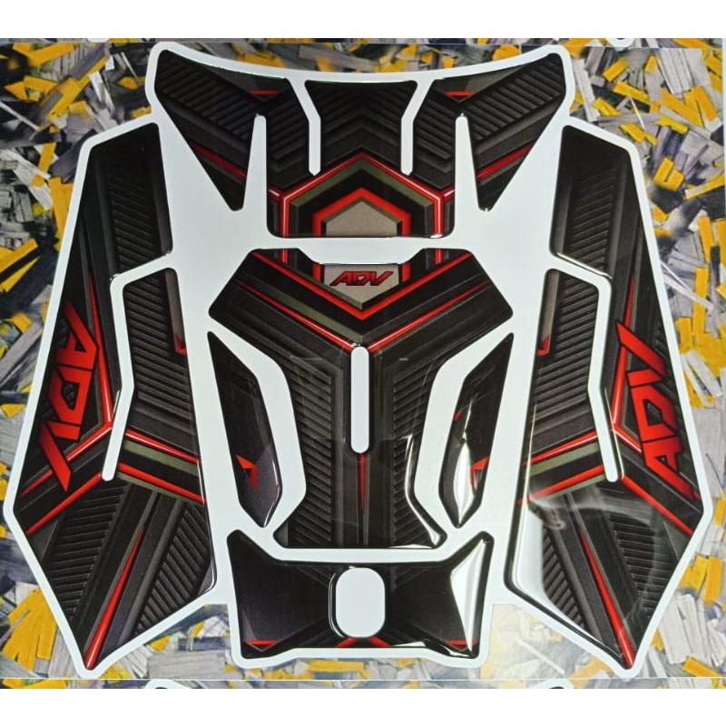 Sticker Adv Deckpad Tankpad Resin Embossed Honda Adv