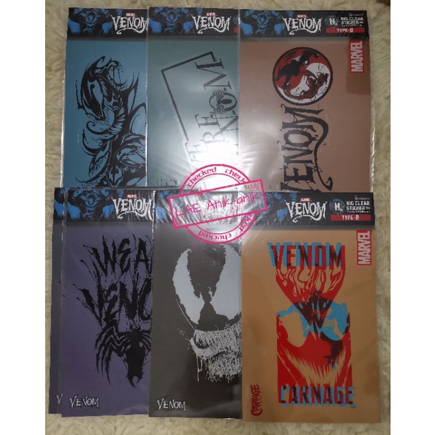 Marvel's Venom Big Clear Stickers | Shopee Philippines