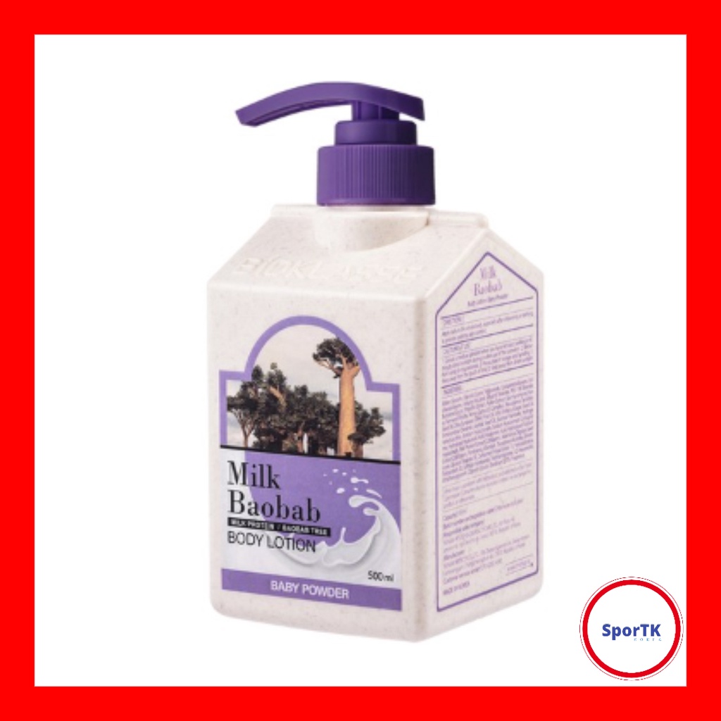 Milk Baobab Body Lotion 500ml Baby Powder Scent Shopee Philippines