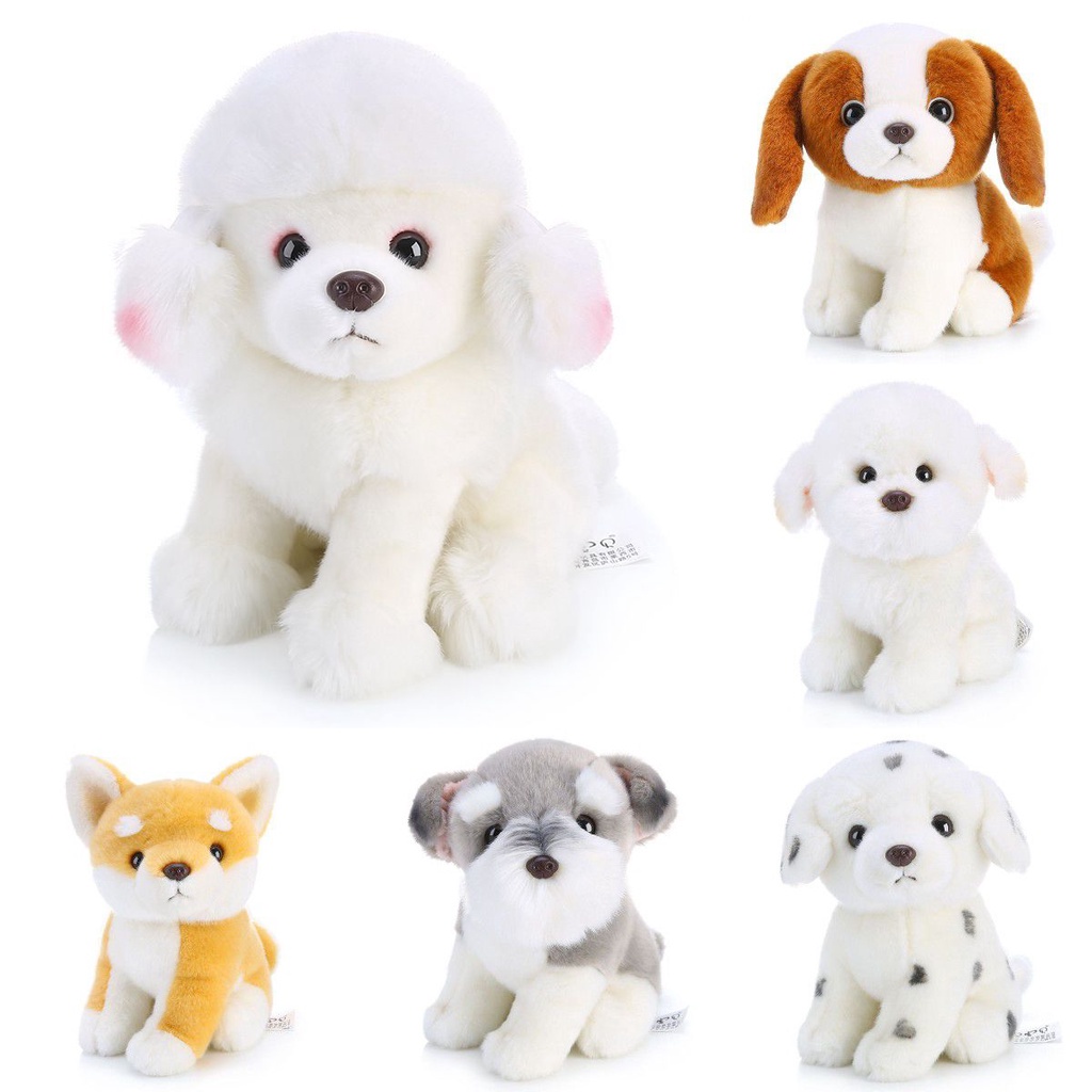 White best sale dog doll