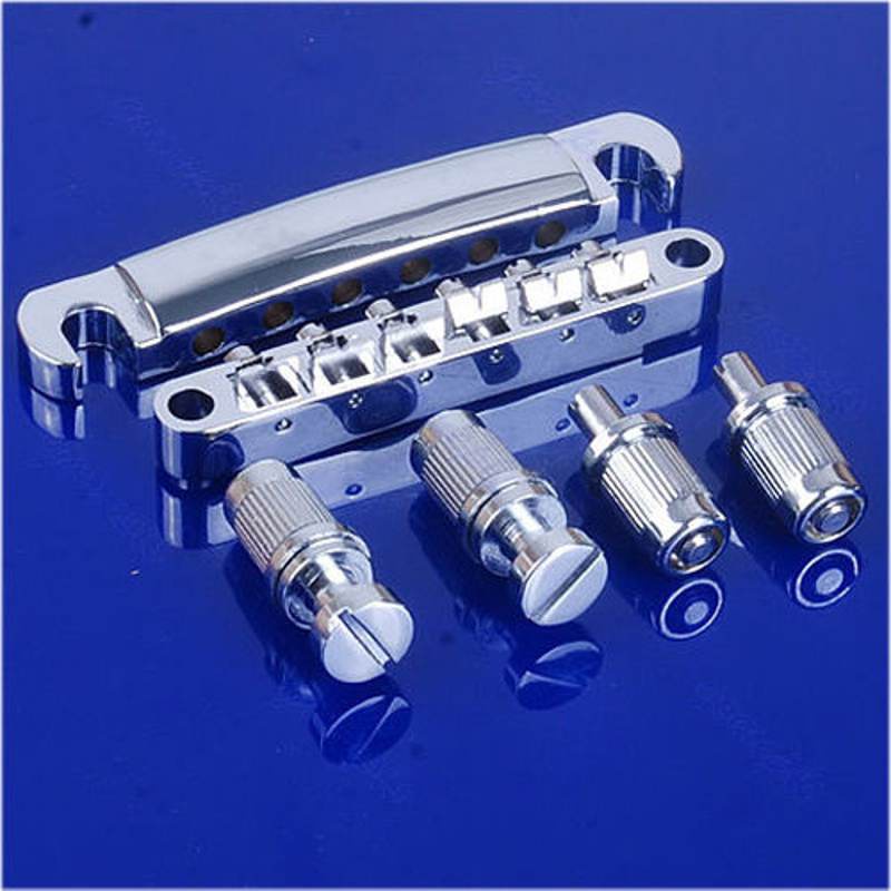 Electric Guitar Tailpiece Set Bridge and Tailpiece Set Replacement