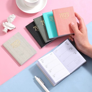 Mini Agenda 2024 Notebook Planner Pocket Cuaderno Weekly To Do List  Notebooks Journal Diary Cahier Office