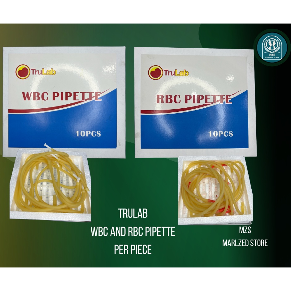 TRULAB RBC PIPETTE AND WBC PIPETTE PER PIECE Shopee Philippines