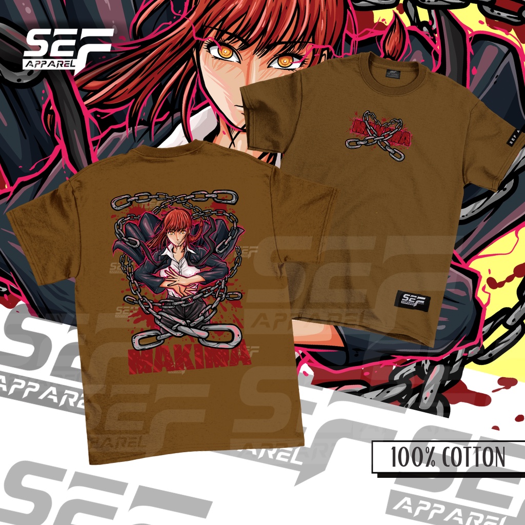 SEF Apparel Anime Series Makima Chainsaw Man T-shirt | Shopee Philippines