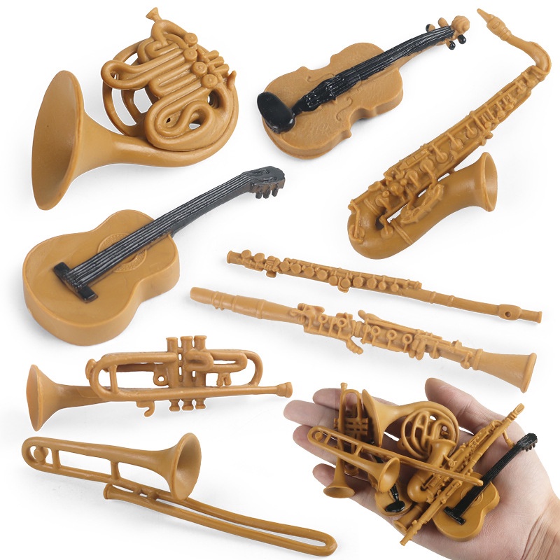 Simulation instrument guitar violin saxophone suit model children ...