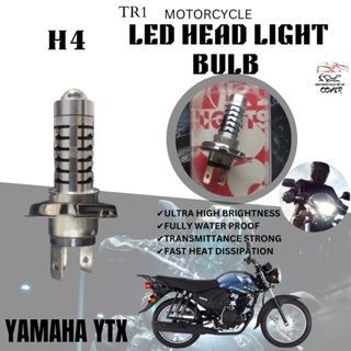 1Pcs 10000Lm H4 LED Moto HB2 9003 HS1 LED Motorcycle Headlight Bulbs CSP  Lens White Yellow Hi Lo Lamp Scooter Accessories Fog Lights 12V (H4, Gold)