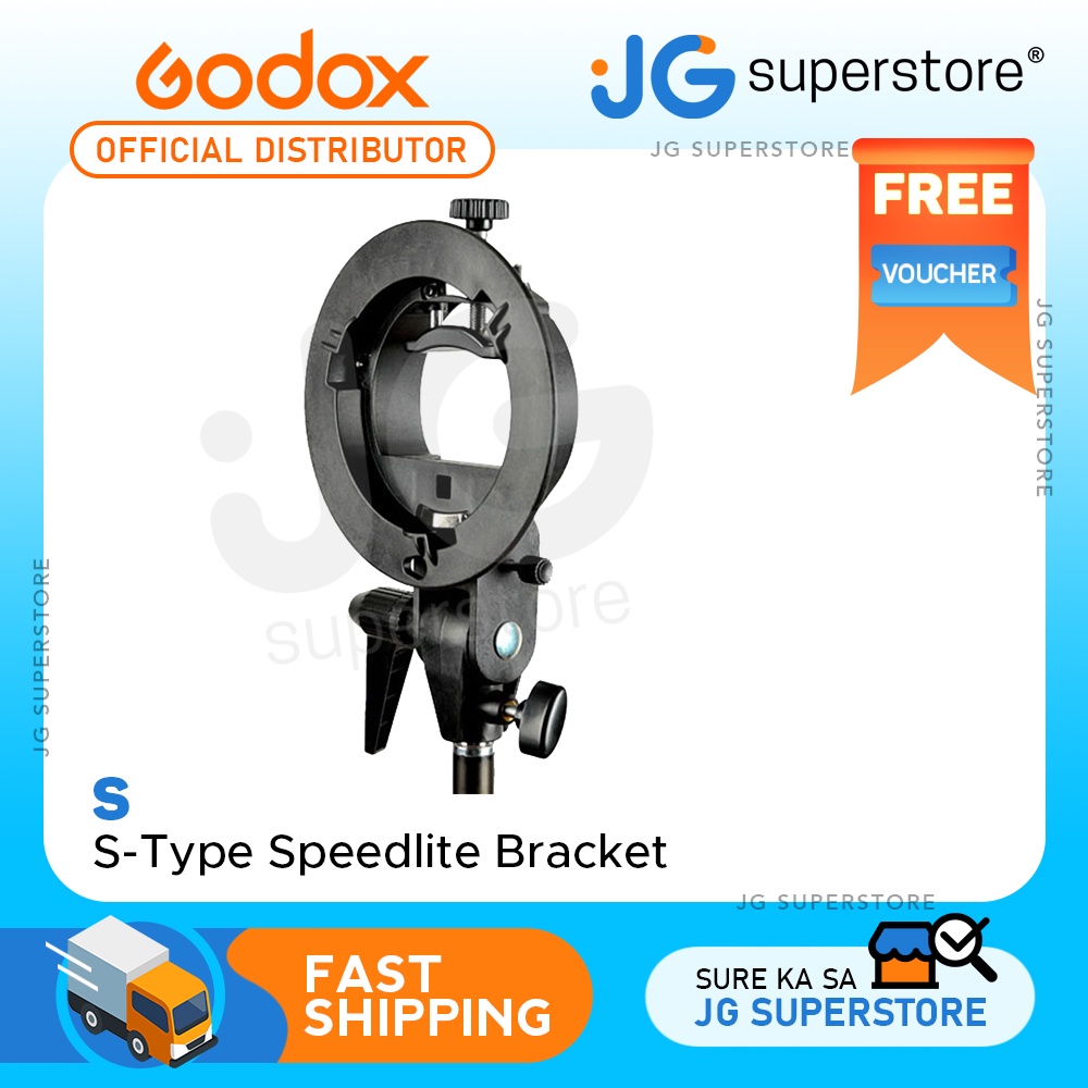 Godox SType Flash Bracket Bowens S Mount Holder Universal Type for