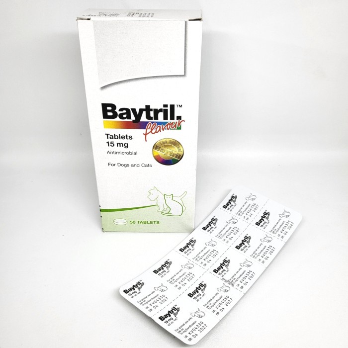 Baytril Flavor 15MG Antibiotic Dog Cat 15MG ORIGINAL BEST QUALITY ...